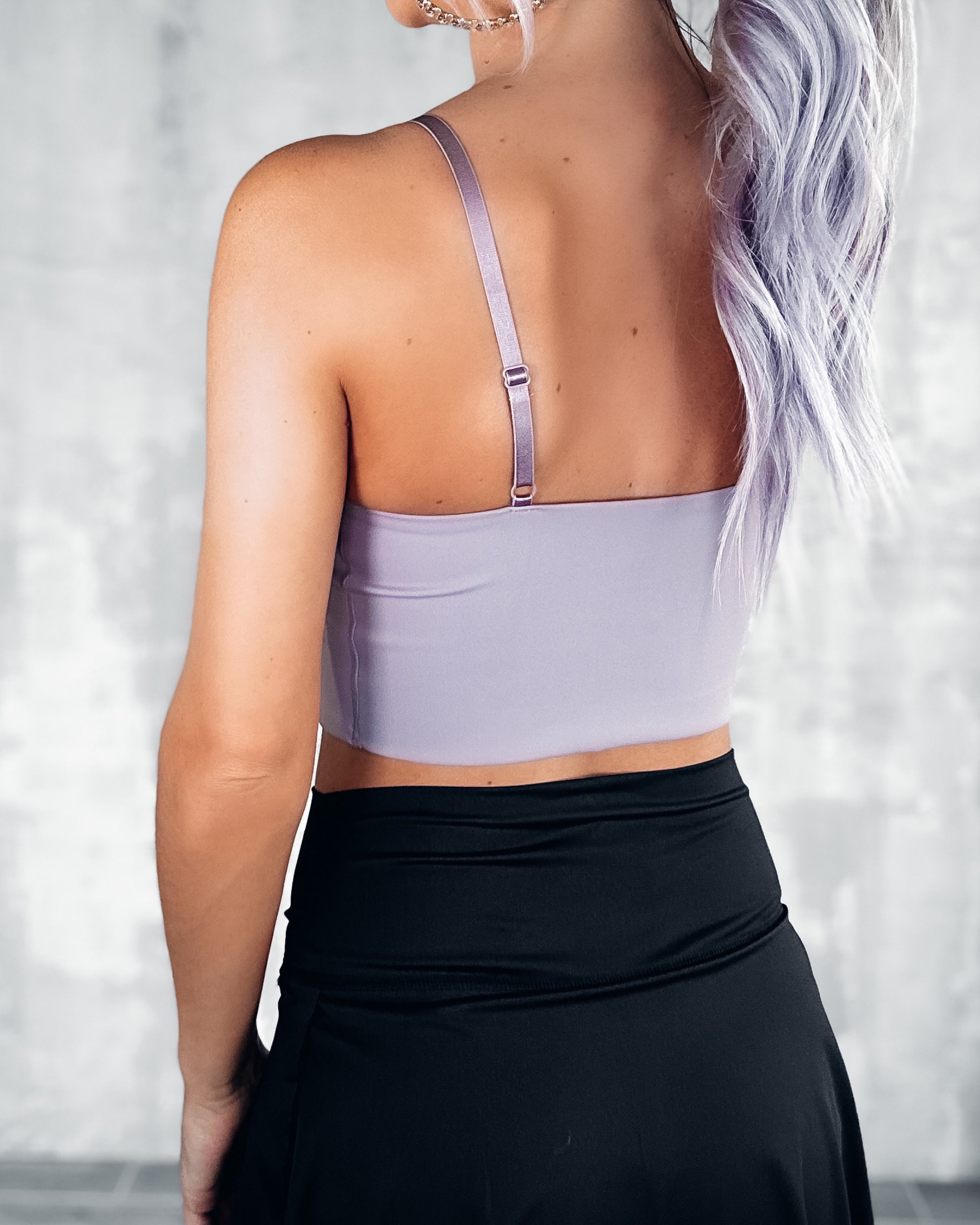 Sculpt & Smooth Padded Cropped Cami - Grey